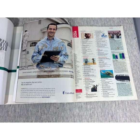 The Economist Magazine The World in 2014-, 2015 Lot of 2 Paperback - Picture 5 of 7
